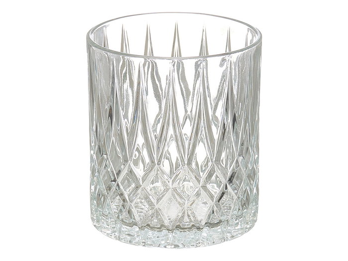 Vivalto Verre à Whisky Rombos 330 ml Cristal Transparent 8x9 cm (Set de 48)