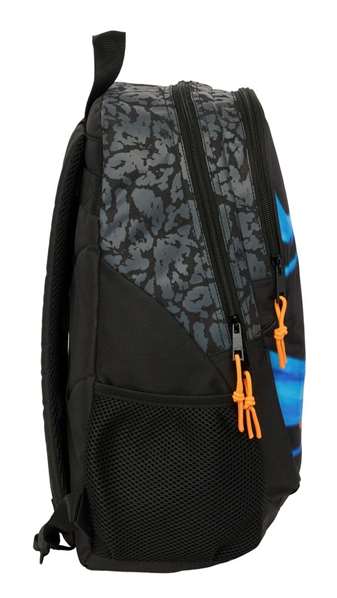 Safta - Mochila Adapt.Carro - Sac à dos Naruto transformable en chariot - 32 x 44 x 16 cm