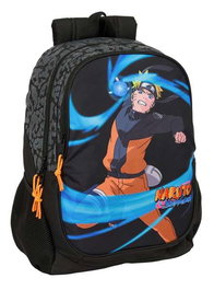 Safta - Mochila Adapt.Carro - Sac à dos Naruto transformable en chariot - 32 x 44 x 16 cm