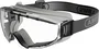 ABUS PROTEO - Lunettes de protection intégrales - Verres transparents teintés noirs/gris velours