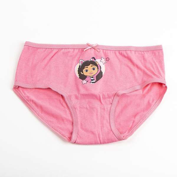 Cerdá Pack 5 braguitas single jersey Gabby's Dollhouse, multicolore, 2-3 ans