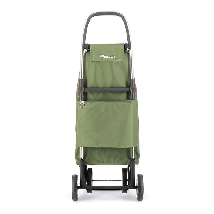 Rolser i-max MF Chariot de courses pliant 4 roues 43 L aluminium caqui avec crochet multifonction Rolser i-max MF Chariot de courses pliant 4 roues 43 L aluminium caqui avec crochet multifonction