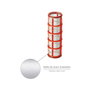 ABRISA Filtre à tamis de rechange 1" pour système de goutte à goutte (100 Mesh)</div>