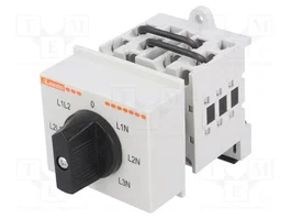 LOVATO ELECTRIC Commutateur à came de voltmètres 16A 7 positions