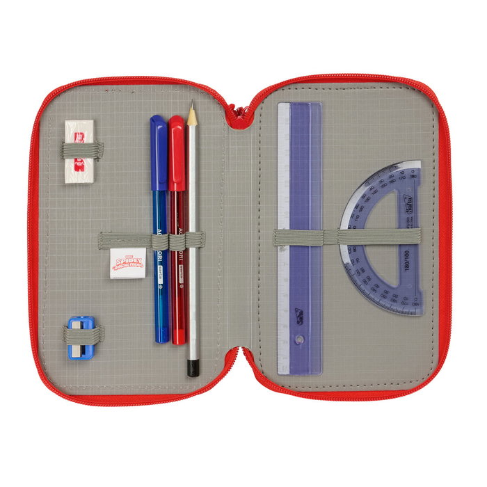 Fourre-tout Spider-Man Bleu Rouge 12,5 x 19,5 x 5,5 cm 37 Pièces