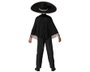 BigBuy Carnival Déguisement Squelette Poncho Noir 10-12 Ans