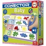 Educa Conector Baby, Jeu éducatif pour enfants dès 2 ans, Livre interactif avec stylo son et lumière, 65 questions sur 12 thèmes (couleurs, formes, animaux)
