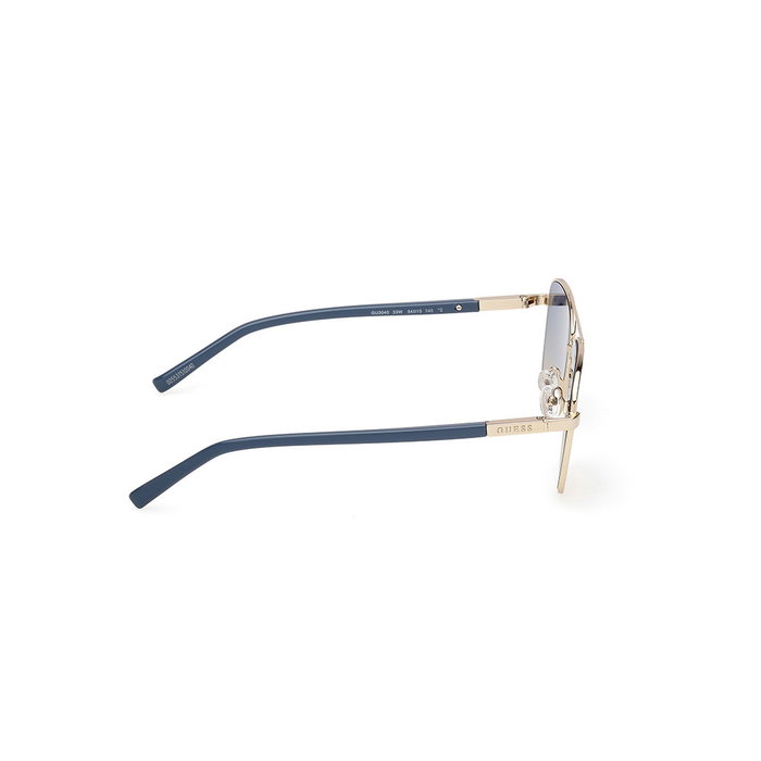 Guess Gafas GU3040 Lunettes de soleil Aviateur Unisexe Monture Métal Verres 54 mm Branches 140 mm 33W