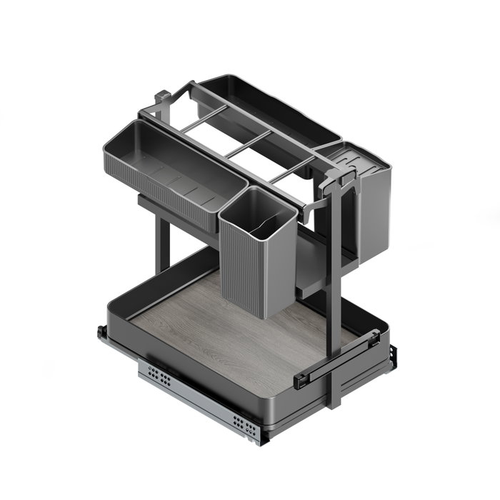 Emuca Chariot extractible Harmony, Gris anthracite