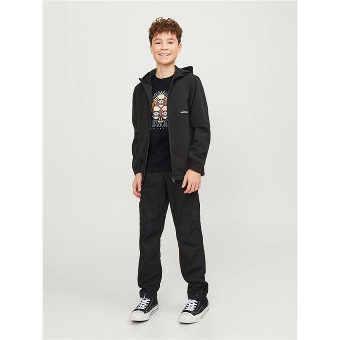 T shirt à manches courtes Enfant Jack & Jones 12253965-C-N10 Noir