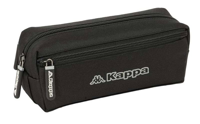 Safta Portatodo triple petit avec gomme élastique 20cm Kappa Dark - Coffret de rangement 22 x 8.5 x 6 cm Safta Portatodo triple petit avec gomme élastique 20cm Kappa Dark - Coffret de rangement 22 x 8.5 x 6 cm