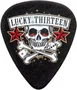 DUNLOP Pack 36 Pièces Lucky 13 Series II Skull Dice Médiator 0.60 mm