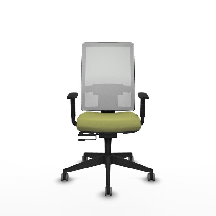 Piqueras y Crespo Chaise de Bureau Horna Vert Olive et Blanc