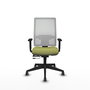 Piqueras y Crespo Chaise de Bureau Horna Vert Olive et Blanc