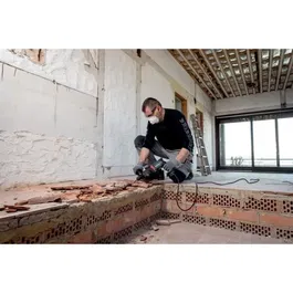 Metabo KHE 2645 Marteau-Perforateur Combiné avec Poignée Caoutchoutée et Butée de Profondeur - Coffret Plastique