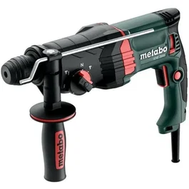Metabo KHE 2645 Marteau-Perforateur Combiné avec Poignée Caoutchoutée et Butée de Profondeur - Coffret Plastique