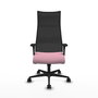 Piqueras y Crespo Chaise de Bureau Albacete XL Rose et Noir