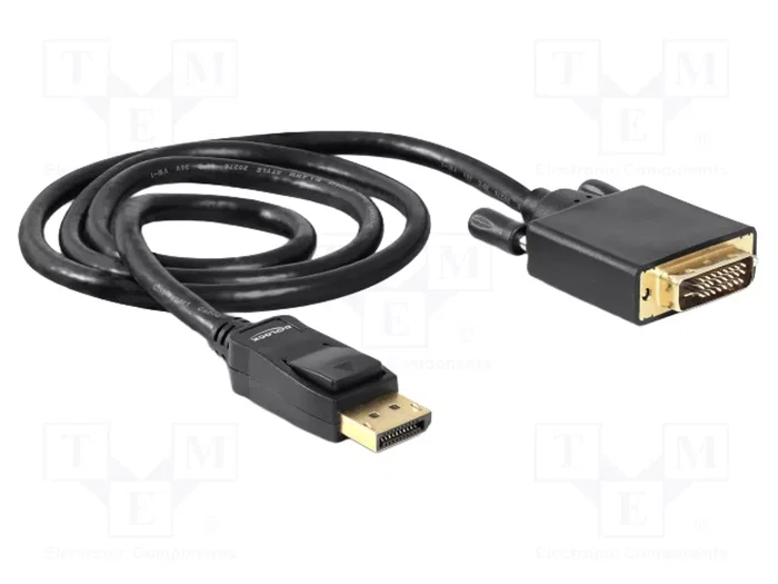 DELOCK Câble DisplayPort vers DVI-D (24+1) 1m DELOCK Câble DisplayPort vers DVI-D (24+1) 1m