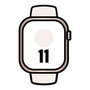 Apple Watch Series 11 GPS + Cellular 46 mm Aluminium Or Rose