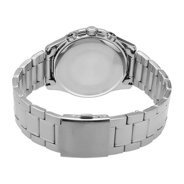 Casio MTP-1375PD-2A1VEF avec cadran bleu et bracelet gris