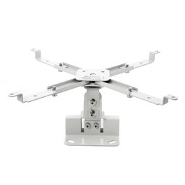 Support universel pour vidéoprojecteur plafond et mural extensible blanc rotation 360° inclinaison 10° charge 15 kg - Phoenix technologies