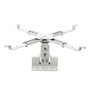 Support universel pour vidéoprojecteur plafond et mural extensible blanc rotation 360° inclinaison 10° charge 15 kg - Phoenix technologies