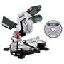 Metabo Set KS 216 M avec fonction de tirage et deux lames de scie