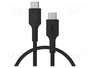 GREEN CELL Câble USB-C vers USB-C 2.0 Noir 0,3m