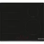 Bosch Table de cuisson induction Serie 6 PIX631HC1E - Noir - 60 cm - 4 foyers dont zone flex - 7400 W - Multitouch+ - Home Connect