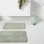 Today Tapis de bain mémoire de forme UTILITY Vert 40 x 60 cm