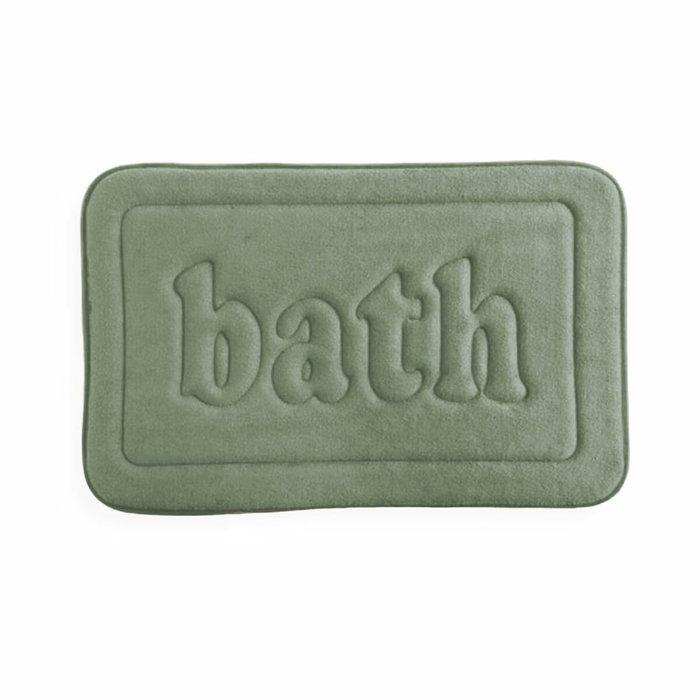 Today Tapis de bain mémoire de forme UTILITY Vert 40 x 60 cm