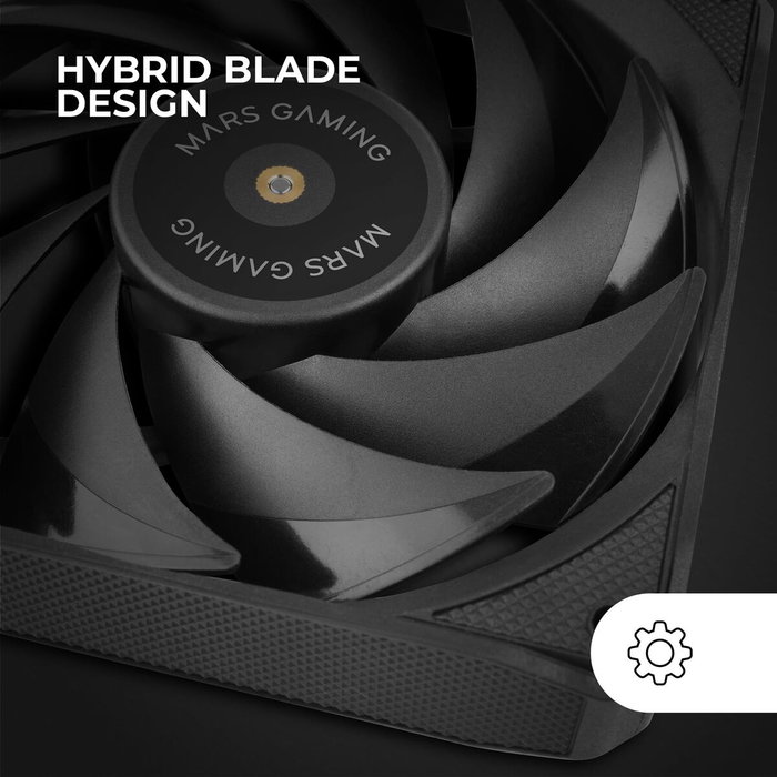 Ventilateur CPU Mars Gaming MFNCLX2 Ø 12 cm