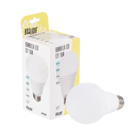 BX3 LIGHT BX3-LM7048-W - Ampoule LED E27 A60 15W 1250 Lumens Blanc Froid 4200K, 40000 heures, Équivalent à Incandescente