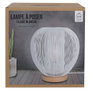 Home Deco Light Lámpara Mesa Bola Blanca