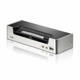 Aten CS1792 Commutateur KVM HDMI USB 2.0 2 Ports avec Hub USB, Commutation Audio et Vidéo pour PC, Console de Jeu - Compatible Windows, Linux, Mac
