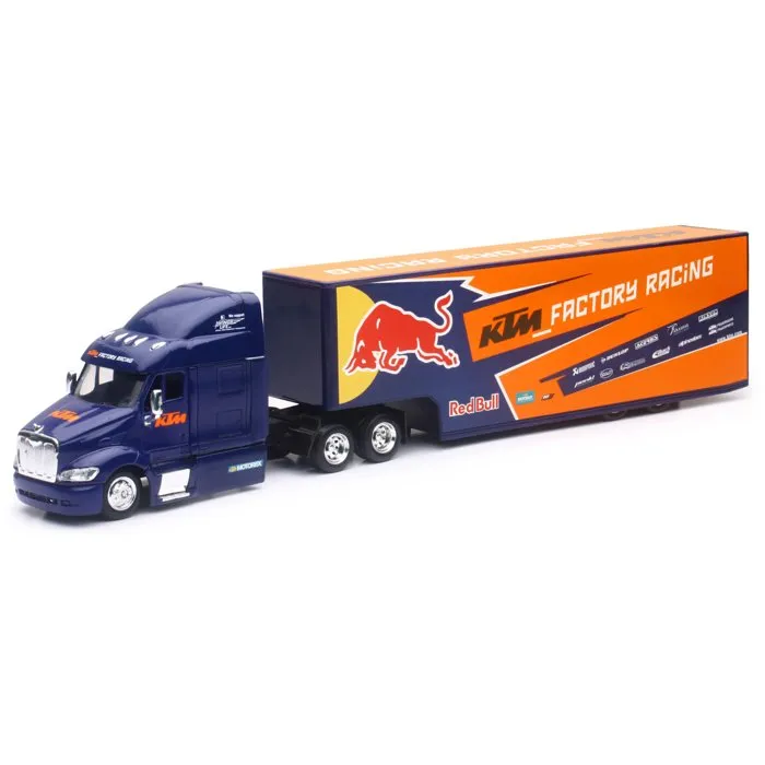 Newray Camion miniature de collection - Peterbilt T387 KTM Red Bull 2017 - 1/43