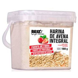 BEST PROTEIN Farine d'avoine intégrale goût cheesecake à la fraise 1900g