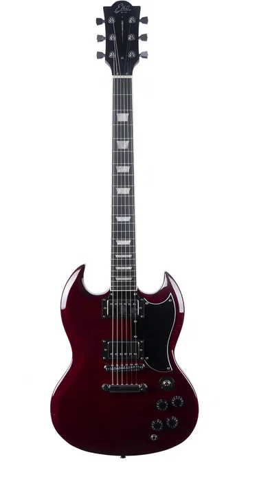 EKO Guitarra eléctrica Starter DV300 type SG - Roja