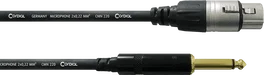 CORDIAL Câble audio jack mono vers XLR femelle, 5 m