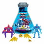 Mrbeast Lab Pack de 2 figurines hybrides Mix & Match avec pièces de dragon doré