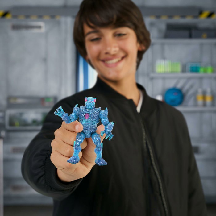Mrbeast Lab Pack de 2 figurines hybrides Mix & Match avec pièces de dragon doré