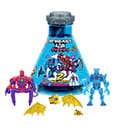 Mrbeast Lab Pack de 2 figurines hybrides Mix & Match avec pièces de dragon doré