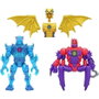 Mrbeast Lab Pack de 2 figurines hybrides Mix & Match avec pièces de dragon doré