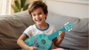Lexibook Ukulélé Stitch Disney en bois, 53 cm, Bleu