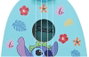 Lexibook Ukulélé Stitch Disney en bois, 53 cm, Bleu