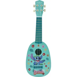 Lexibook Ukulélé Stitch pour Enfants - 6 Cordes Nylon - 53 cm - en Bois - Guide d'Apprentissage Inclus - Jouet Musical