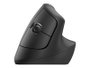 Logitech Lift for Business Souris Verticale Ergonomique pour Gauchers - Graphite