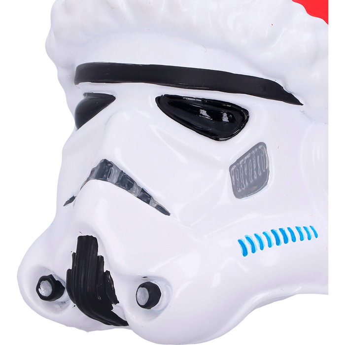 Nemesis Now Décoration de Noël Stormtrooper Star Wars - Casque de Père Noël en Polyrésine - 8,3 cm - Peint à la Main