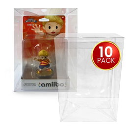 Evoretro Pack de 10 boîtes de protection en PET pour figurines Amiibo