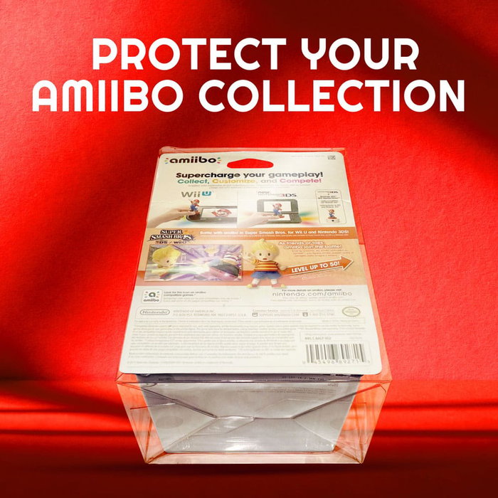 Evoretro Pack de 10 boîtes de protection en PET pour figurines Amiibo Evoretro Pack de 10 boîtes de protection en PET pour figurines Amiibo